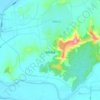 庆阳街道地形图、海拔、地势