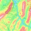 绍庆街道地形图、海拔、地势