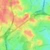 Idylwood地形图、海拔、地势