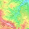 Kreischa地形图、海拔、地势