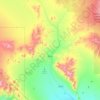 Beatty地形图、海拔、地势