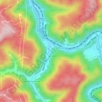 War地形图、海拔、地势