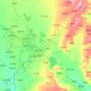 安达市地形图、海拔、地势