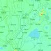 南县地形图、海拔、地势