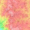 Bengaluru地形图、海拔、地势