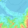 米子市地形图、海拔、地势