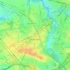 Haddonfield地形图、海拔、地势