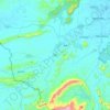 石隆门地形图、海拔、地势