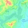 岗南水库地形图、海拔、地势