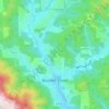 Boulder Creek地形图、海拔、地势
