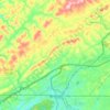 Bristol地形图、海拔、地势