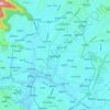 加德满都地形图、海拔、地势