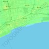 海湾镇地形图、海拔、地势