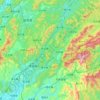 绩溪县地形图、海拔、地势