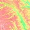 Appanoose County地形图、海拔、地势