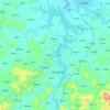 鲇鱼山水库地形图、海拔、地势
