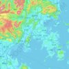 福清市地形图、海拔、地势