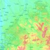 舒兰市地形图、海拔、地势