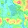 Mashantucket地形图、海拔、地势