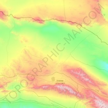 巴里坤哈萨克自治县地形图、海拔、地势