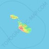 马耳他 / 馬爾他 / 馬耳他地形图、海拔、地势