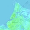北德文斯克地形图、海拔、地势