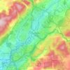 Scranton地形图、海拔、地势
