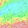 费尔干纳州地形图、海拔、地势