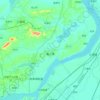 曲江镇地形图、海拔、地势
