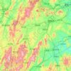 邵阳市地形图、海拔、地势