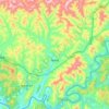 榆林镇地形图、海拔、地势