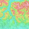 Lecco地形图、海拔、地势