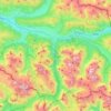 Toblach - Dobbiaco地形图、海拔、地势