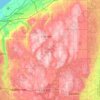 Geauga County地形图、海拔、地势