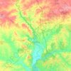 Columbus地形图、海拔、地势
