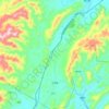 兰桥镇地形图、海拔、地势