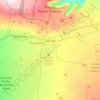Waimea/Kamuela地形图、海拔、地势