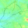 Lebanon地形图、海拔、地势
