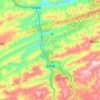 龙驹镇地形图、海拔、地势