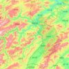 锦屏县地形图、海拔、地势