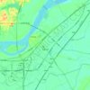 剑南街道地形图、海拔、地势
