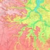 Essonne地形图、海拔、地势