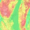 Starnberger See地形图、海拔、地势