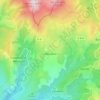 Sermano地形图、海拔、地势