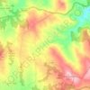 Ligonde地形图、海拔、地势