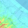 Huyện Hải Lăng地形图、海拔、地势