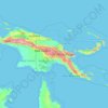 巴布亚新几内亚 / 巴布亞紐幾內亞 / 巴布亞新畿內亞地形图、海拔、地势