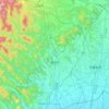 鹿沼市地形图、海拔、地势