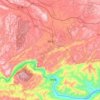 德卧地形图、海拔、地势