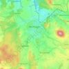 沃尔夫哈根地形图、海拔、地势